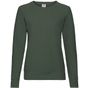 fruit of the loom Lightweight Raglan Sweat Lady-Fit vert_bouteille