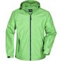 James&Nicholson Men´s Rain Jacket spring_green/navy