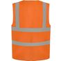 Yoko Gilet haute visibilité à maille ajourée recyclée hi_vis_orange