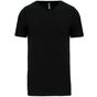 Kariban T-shirt manches courtes col V homme black