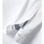 Russell Chemise contrastée à chevrons cintrée manches longues homme white/silver/convoy_grey