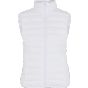 New Morning Studios Ladies light puffer vest white