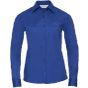 Russell Chemise en Popeline Polyester/Coton classique manches longues femme bright_royal