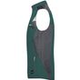 James&Nicholson Craftsmen Softshell Vest -STRONG- dark_green/black