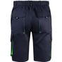 Velilla Bermuda multipoches bicolore navy/lime