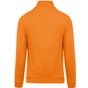 kariban Sweat-shirt col zippé  orange