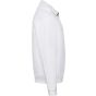 fruit of the loom Classic zip neck sweat white