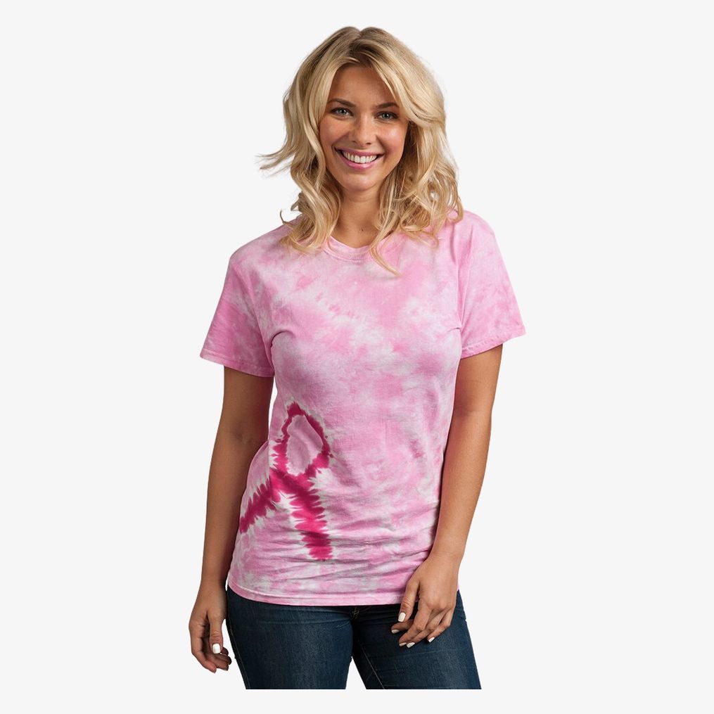 Pink Ribbon T Colortone