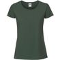 fruit of the loom Ladies Iconic 195 Ringspun Premium T vert_bouteille