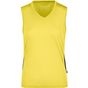 James&Nicholson Ladies' Running Tank yellow/black