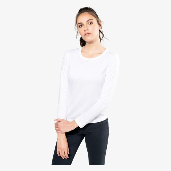 T-shirt Supima® col rond manches longues femme Kariban Premium