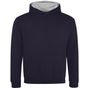 AWDis Just Hoods Kids Varsity Hoodie new_french_navy/heather_grey