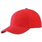 Myrtle Beach Light brushed Sandwich Cap red/white