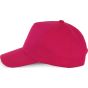 K-up Casquette enfant en coton - 5 panneaux fuchsia