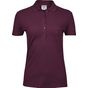 Tee Jays Ladies Luxury Stretch Polo wine