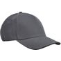 Beechfield Casquette classique 5 panneaux en coton biologique EarthAware  - visière sandwich graphite_grey/black