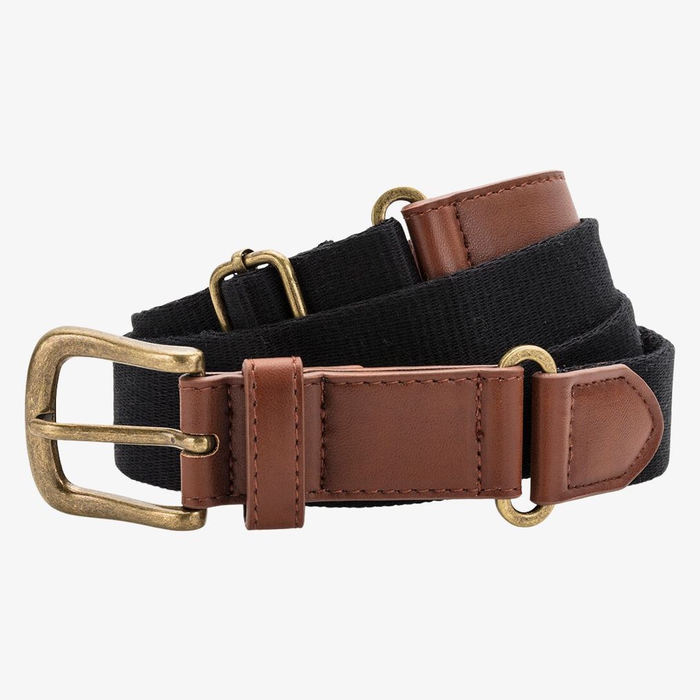 Ceinture en toile et similicuir asquith & fox