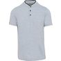 Kariban Polo col mao manches courtes homme oxford_grey/black