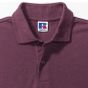 Russell Polo piqué 65/35 ultra résistant burgundy