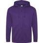 AWDis Just Hoods Zoodie - purple - L