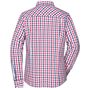 James&Nicholson Ladies´ Checked Blouse navy/red/navy/white