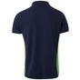 Velilla Polo bicolore manches courtes navy/lime