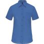 Kariban Chemise popeline polycoton manches courtes entretien facile femme cobalt_blue