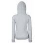 fruit of the loom Premium Hooded Sweat Jacket Lady-Fit gris_chine