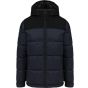 Kariban Parka matelassée à capuche bi-ton unisexe navy/black