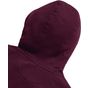 Russell-pure-organic Pure Organic High Collar Hooded Sweat burgundy