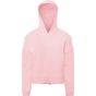 TriDri Sweat à capuche crop-top oversize en tissu recyclé Tridri® enfant light_pink