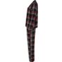 SF Clothing Women´s tartan lounge set red_navy_check