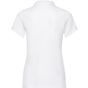 fruit of the loom Performance Polo Lady-Fit blanc