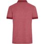 James&Nicholson Men´s Heather Polo wine_melange/wine