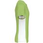 Kariban Tiger - T-shirt bicolore manches courtes lime/white