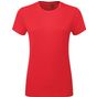 TriDri T-Shirt texturé en tissu recyclé femme fire_red