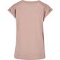 Build Your Brand Ladies Extended Shoulder Tee dusk_rose