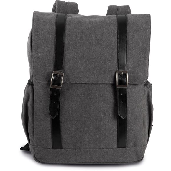 Sac à dos en toile à rabat Kimood