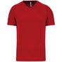 ProAct T-shirt de sport manches courtes col v homme red