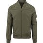 Build Your Brand Nylon Bomber Jacket olive