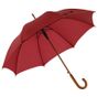 L-merch Automatic Umbrella With Wooden Handle Tango bordeaux