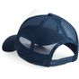 Beechfield Casquette filet junior réglable à l'arrière french_navy/white