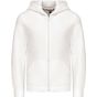 Kariban Sweat-shirt capuche zippé enfant white