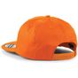 Beechfield Casquette snapback rappeur à 5 panneaux orange