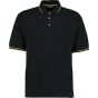 Kustom Kit Men's St. Mellion Polo Black / Lime