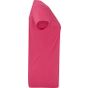 fruit of the loom Ladies 150 V-neck T fuchsia