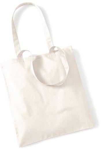 Sac coton anses longues - Natural