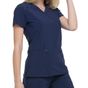 Dickies Medical Haut cache cœur femme navy
