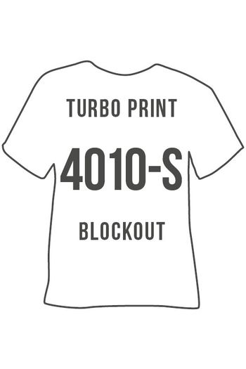 Turbo Print 4010-S Blockout - White