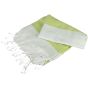 A&R Fouta Antalya Hamamzz® White / Lime green